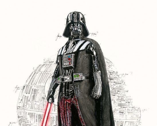 Darth Vader aus der Star Wars Serie von Leslie G. Hunt