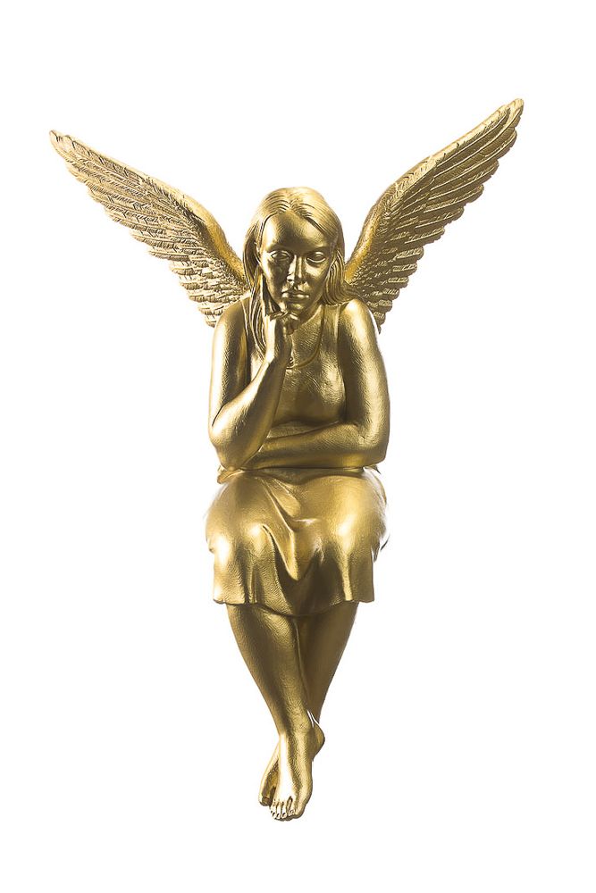 Paderborner Schutzengel in gold mit UV- Schutz